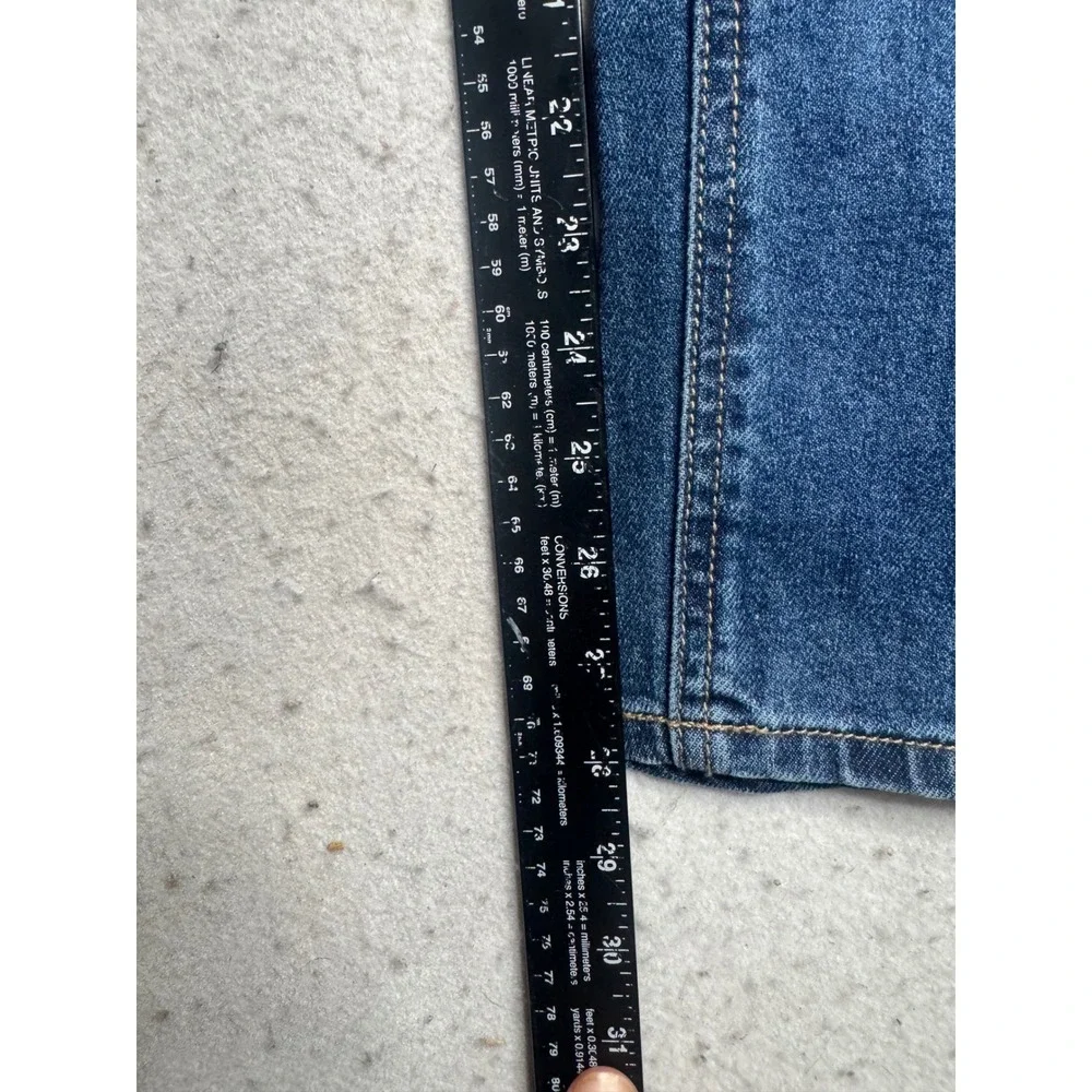 Seven7 Premium Brand Medium Wash Straight Leg Stretch Jeans Womens Size 10